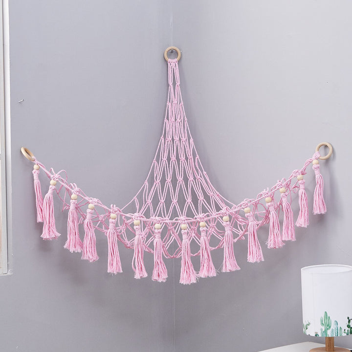Macramé Hammock Hanging Storage