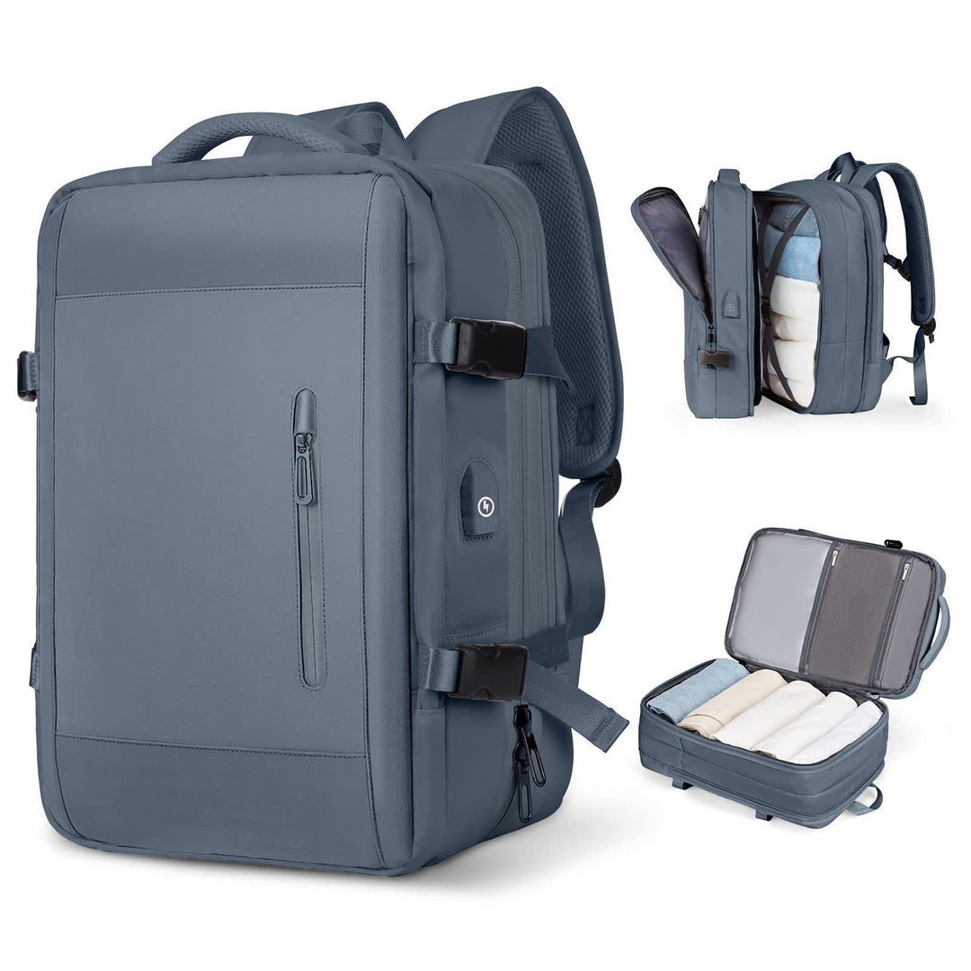 Multifunctional Laptop Backpack with USB Charging Port and Water-Repellent Material Kalsten