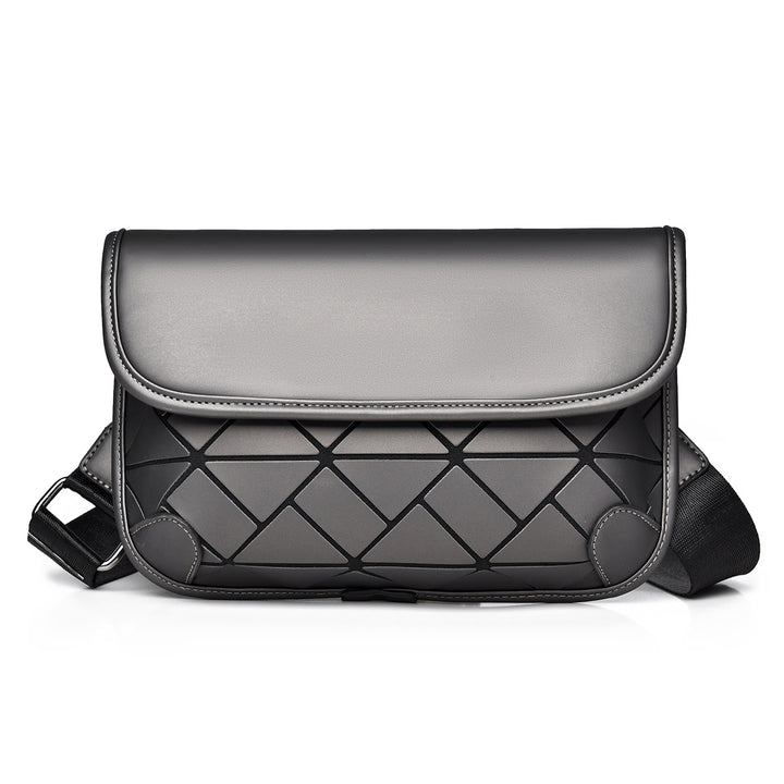 Stylish crossbody bag with geometric design Kalsten