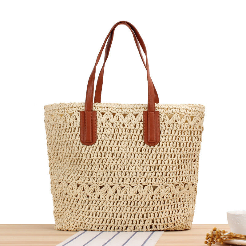 Hand-knotted tote bag made of high-quality natural material Kalsten