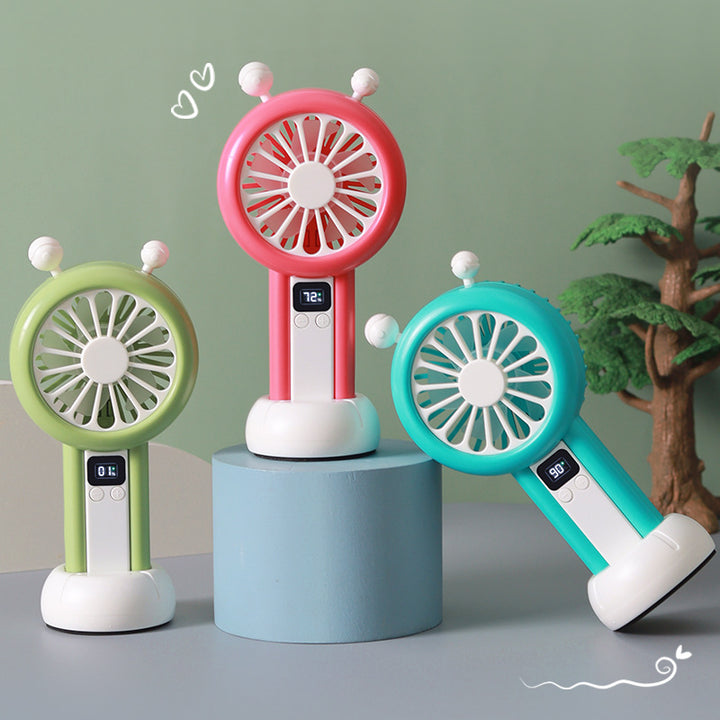 Unisex Portable USB Table Fan with Digital Speed Display Kalsten