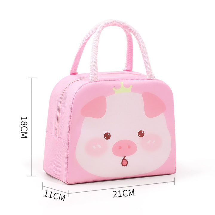 Insulated Penguin-Themed Lunch Box