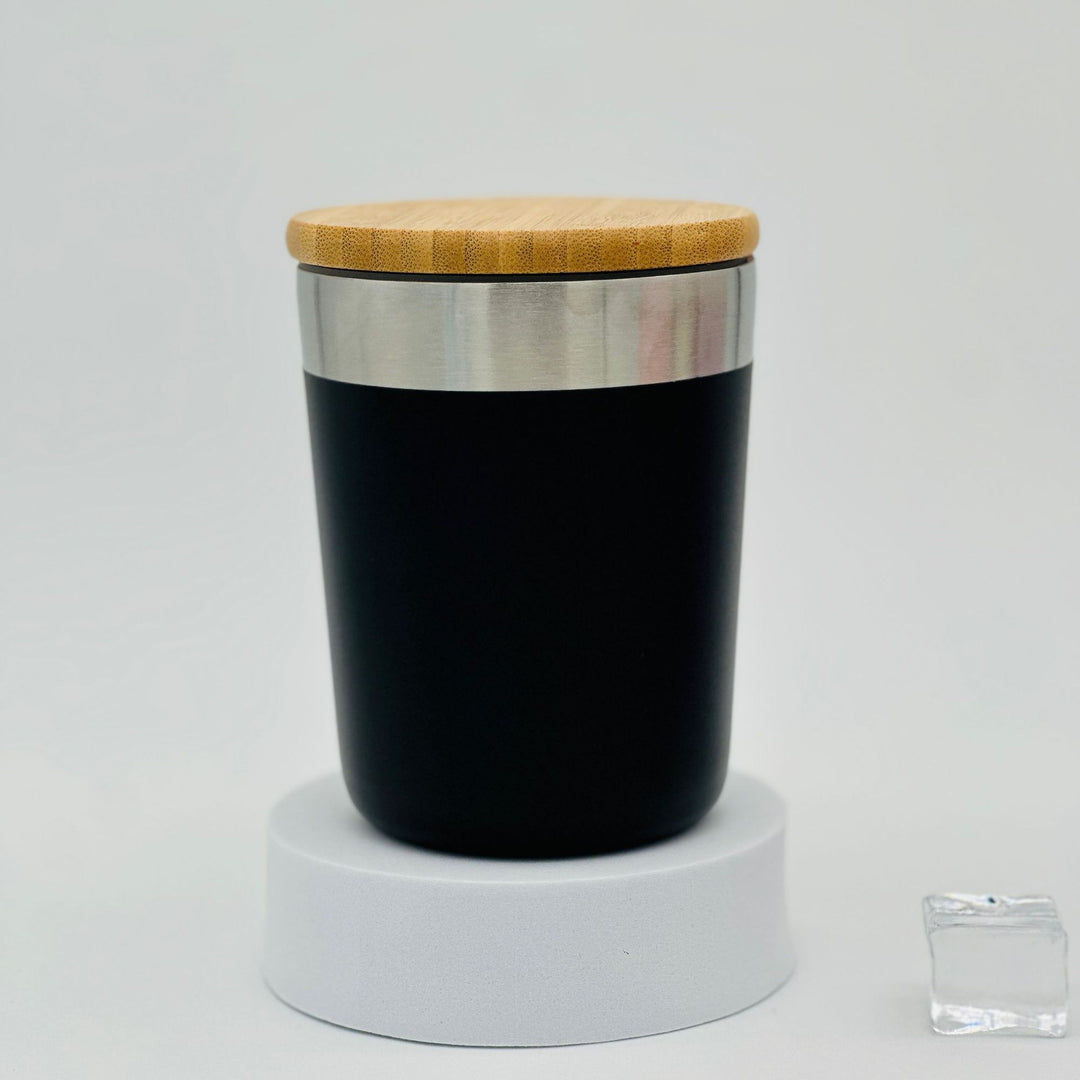 Ladies elegant sustainable insulated cup with bamboo lid Kalsten