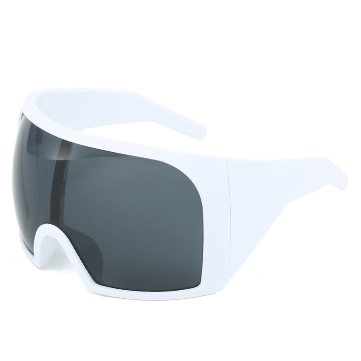 Oversized Shield Sunglasses with Enhanced UV Protection Kalsten