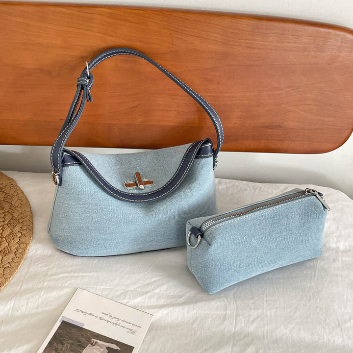 Stylish Denim Crossbody Purse Kalsten