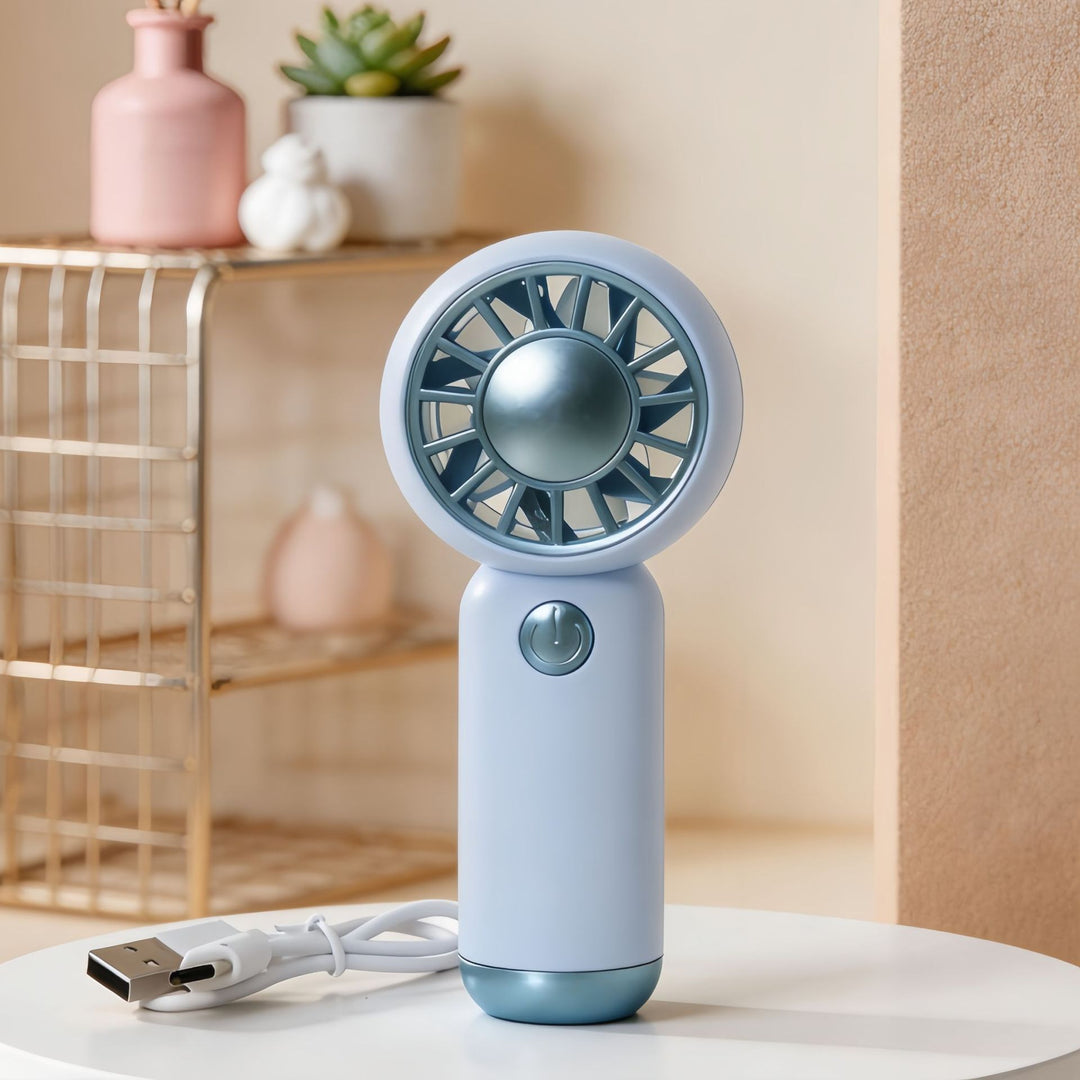 Women's Portable Hand Fan with USB Charging Function Kalsten