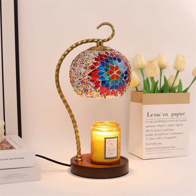 Mosaic Glass Table Lamp
