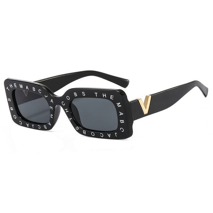 Ladies Stylish oversized sunglasses with unique frame Kalsten