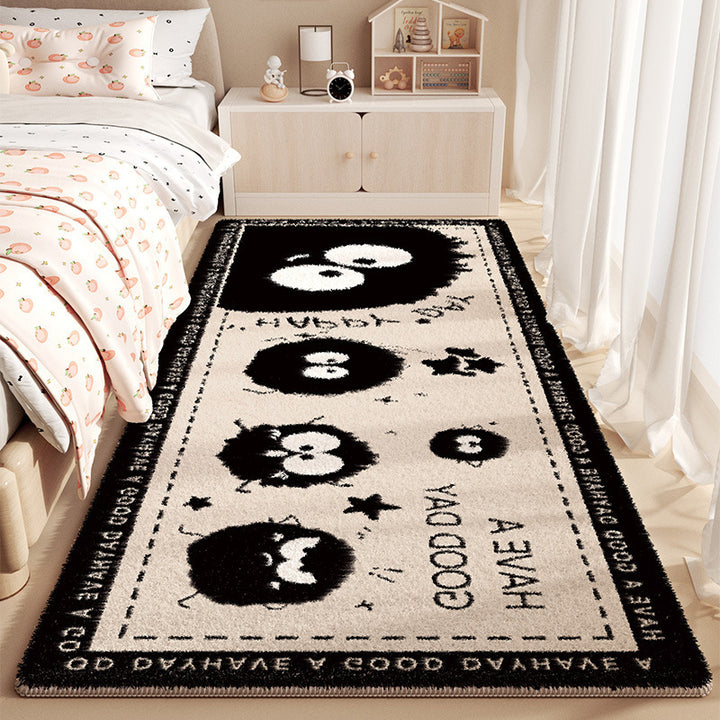 Plush Cartoon-Themed Area Rug