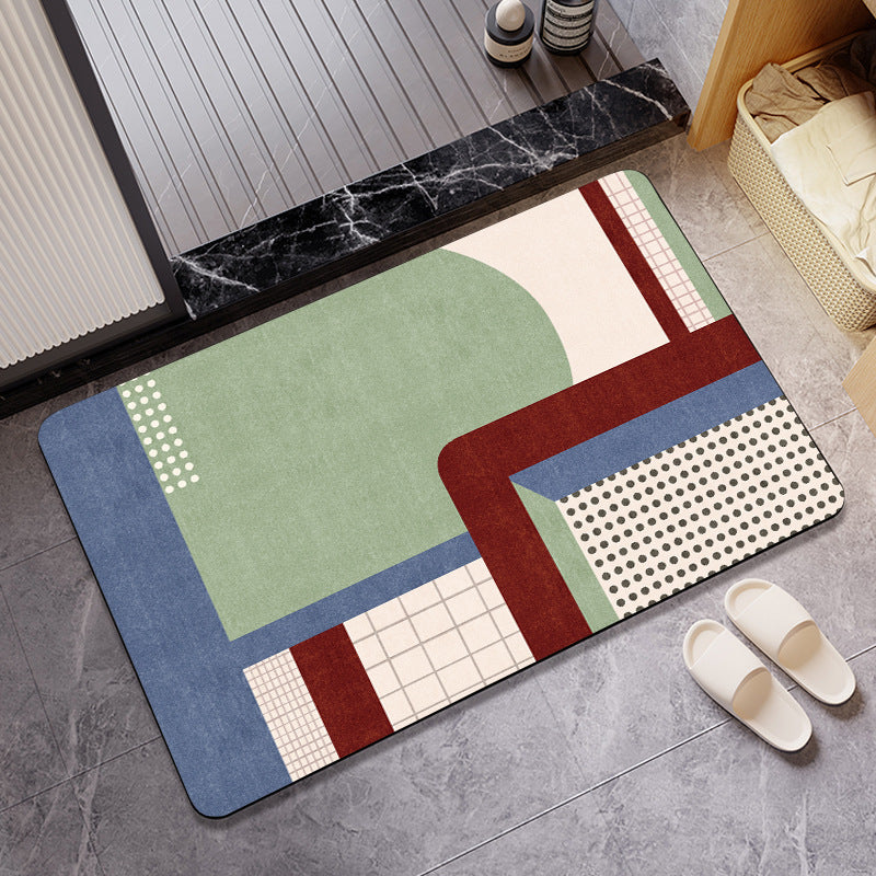 Non-Slip Modern Bath Mat Kalsten