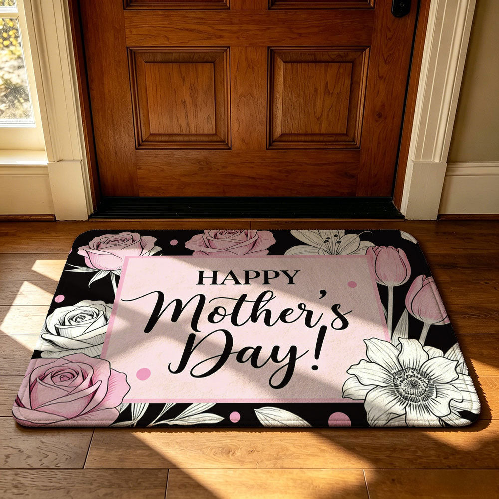 Artistic Geometric Welcome Mat