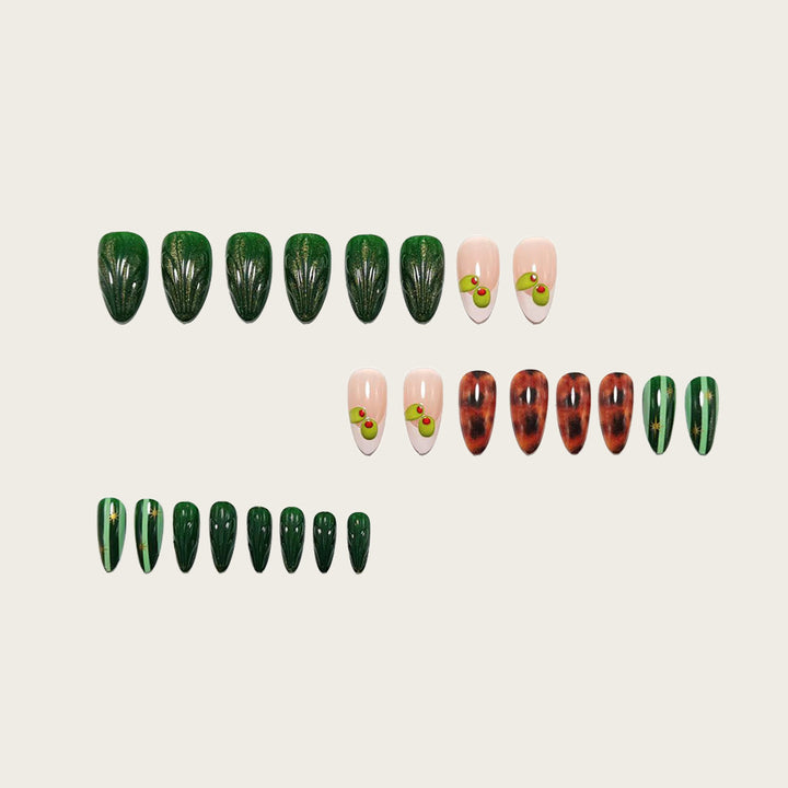 Artistic 3D decorated artificial nails Kalsten