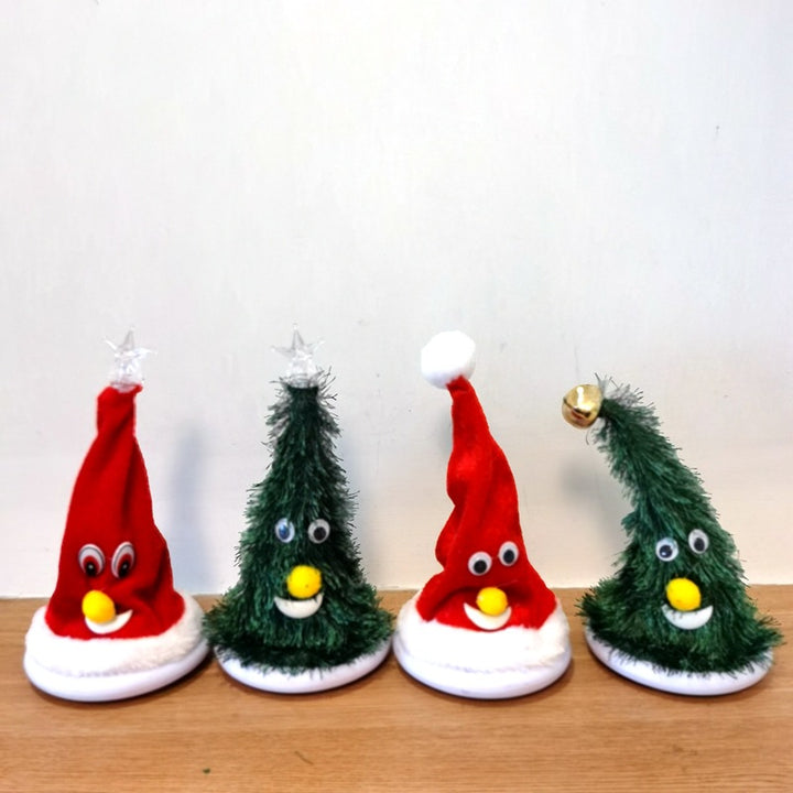 Funny Christmas hat with movable parts