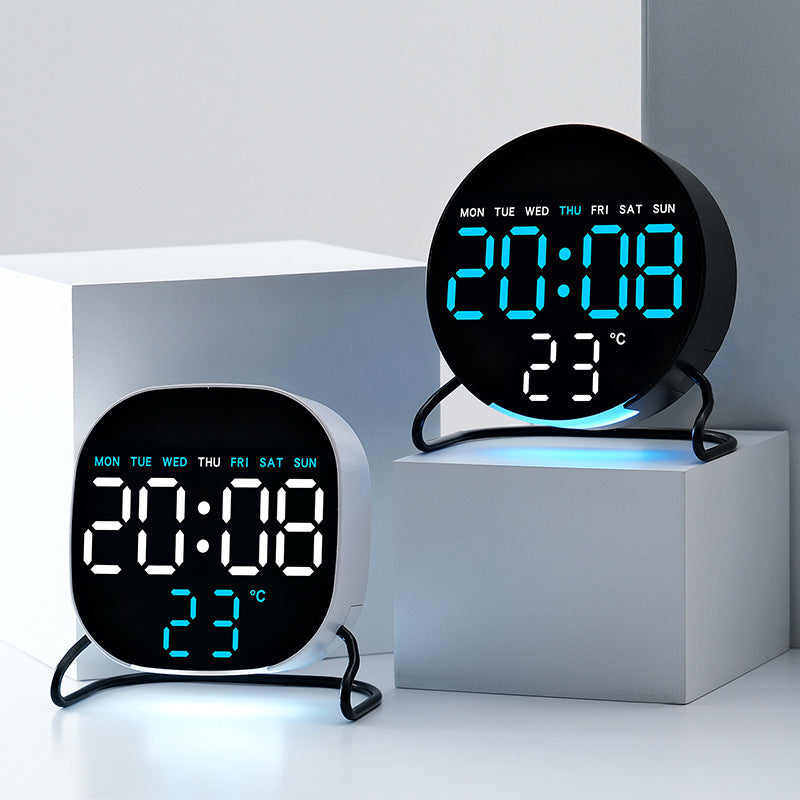 Digital alarm clock with temperature and calendar display Kalsten