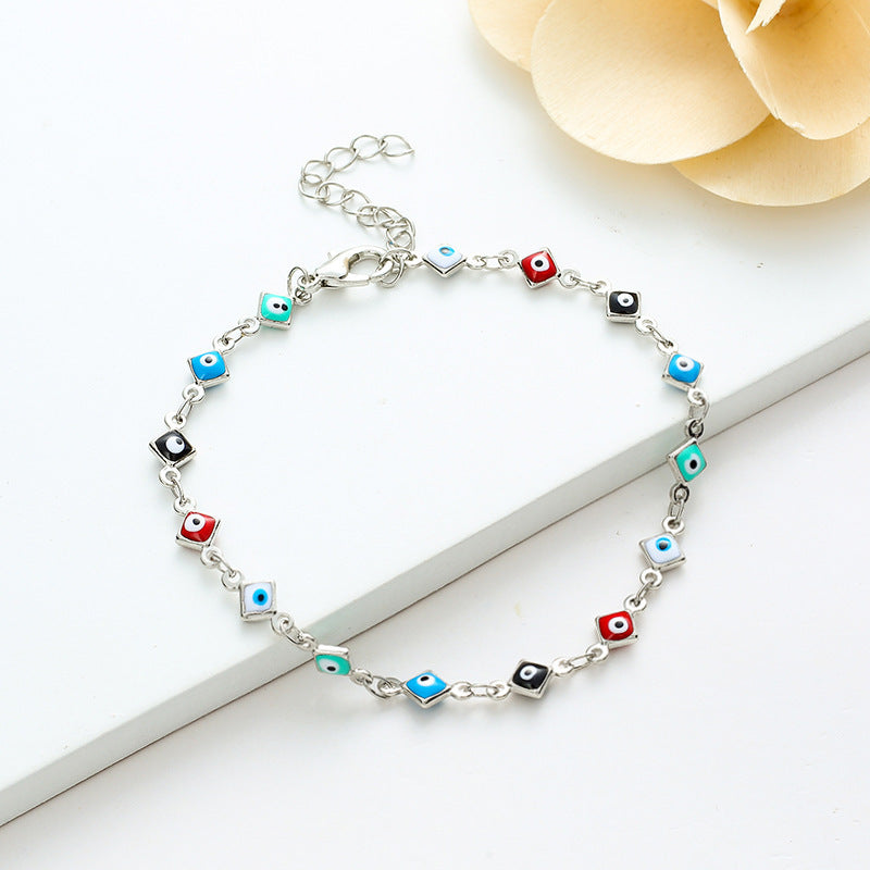 Multi-Colored Evil Eye Bracelet Kalsten