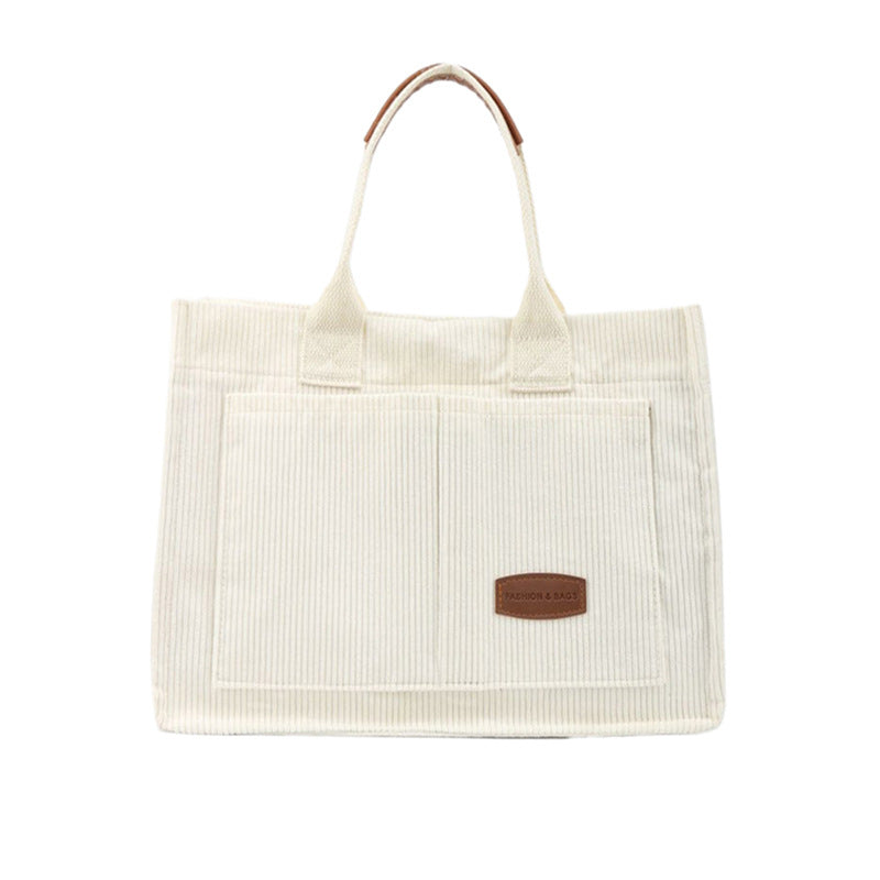 Versatile Corduroy Utility Tote Kalsten