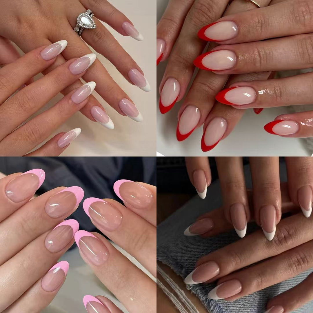 Elegant and Stylish French Design Nail Art Kalsten