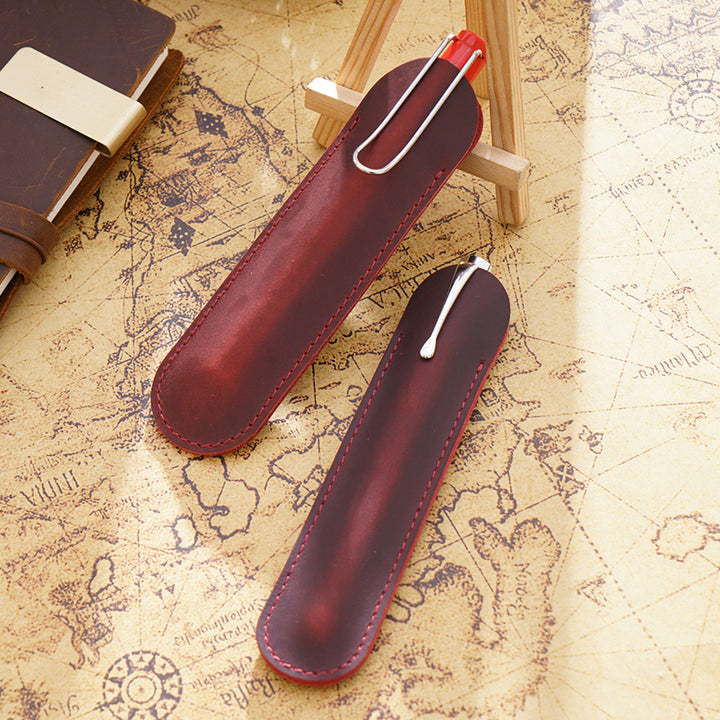 Premium Leather Pen Sleeve
