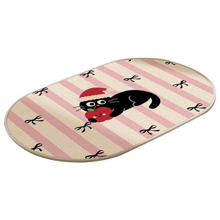 Cute Cartoon Cat Bath Mat Kalsten