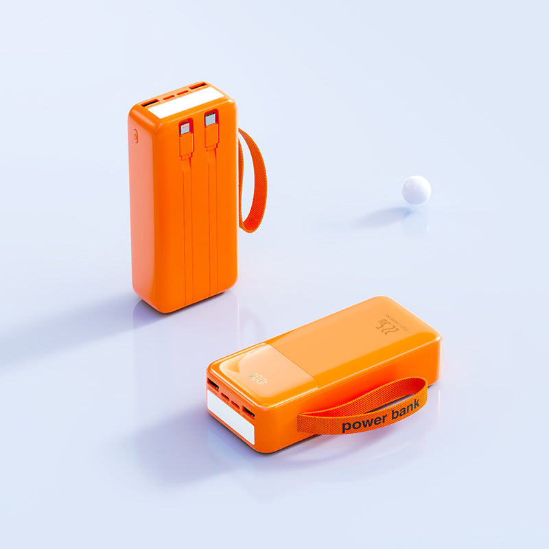 Portable power bank with integrated charging cable and fast charging function Kalsten