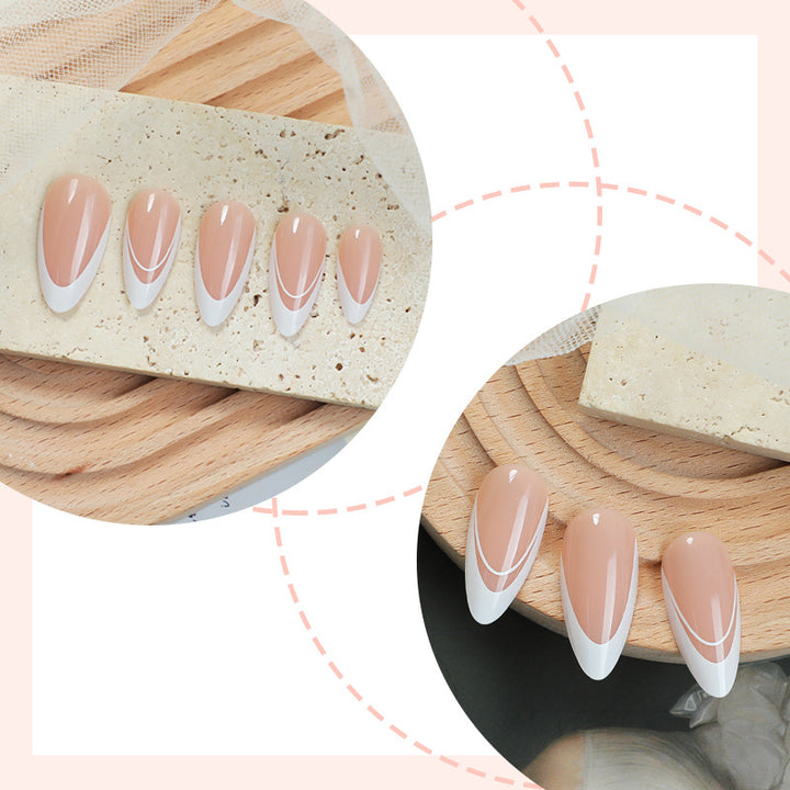 Natural Finish Gel Press-On Nails Kalsten