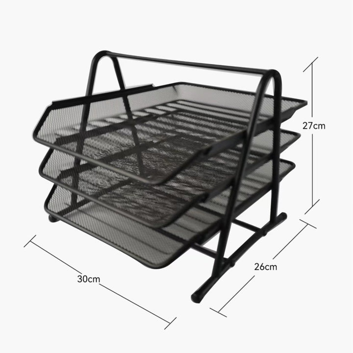 Multi-Layer Mesh Filing Rack Kalsten