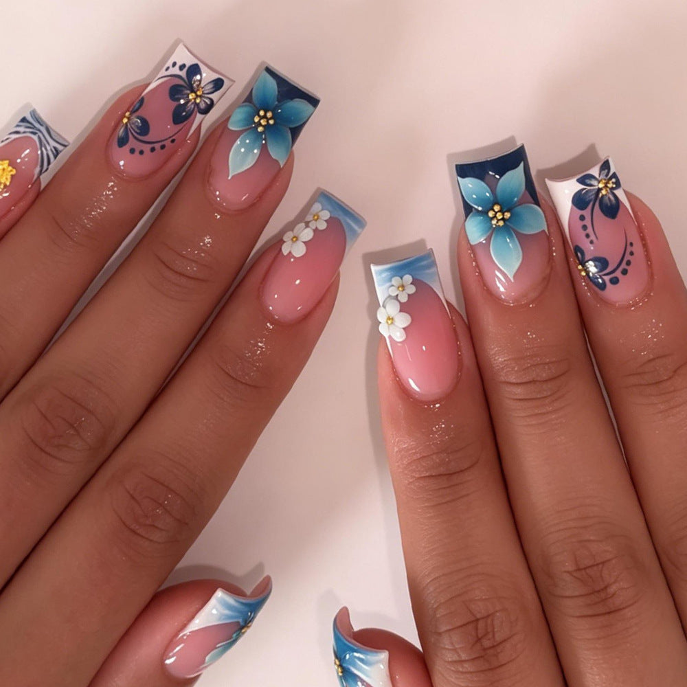 Floral Pattern Nail Art Extensions Kalsten