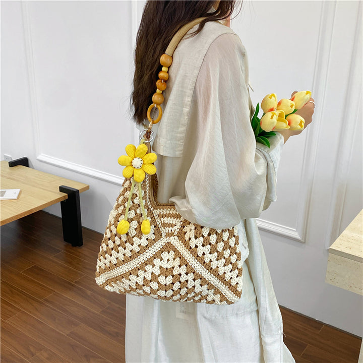 Crochet Decorative Tote Bag Kalsten