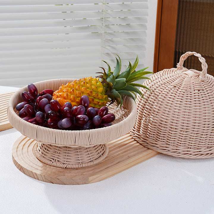 Woven Decorative Cloche Food Cover Kalsten