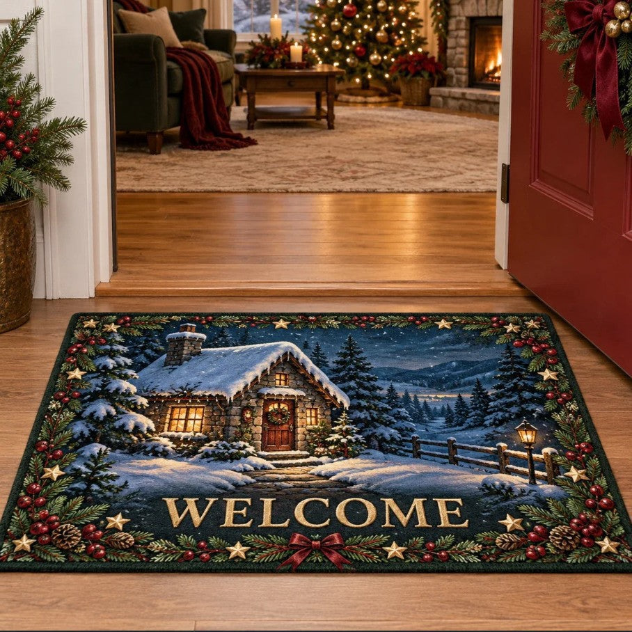 Floral Welcoming Door Mat Kalsten