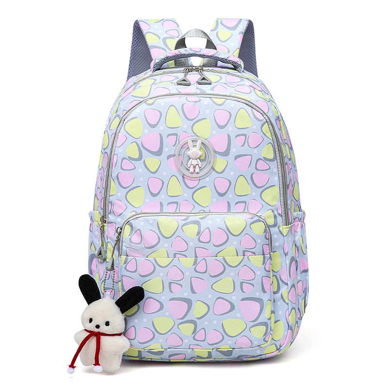 Cheerful school backpack with unique patterns and practical compartments Kalsten