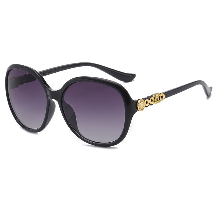 Women's oversized sunglasses with trendy tortoiseshell pattern and elegant frame accents Kalsten