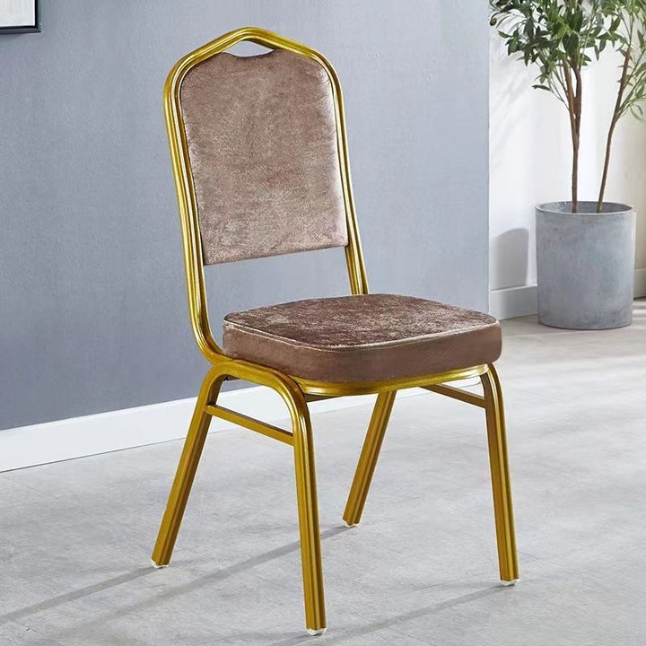 Elegant Upholstered Dining Chair with Gold Frame Kalsten