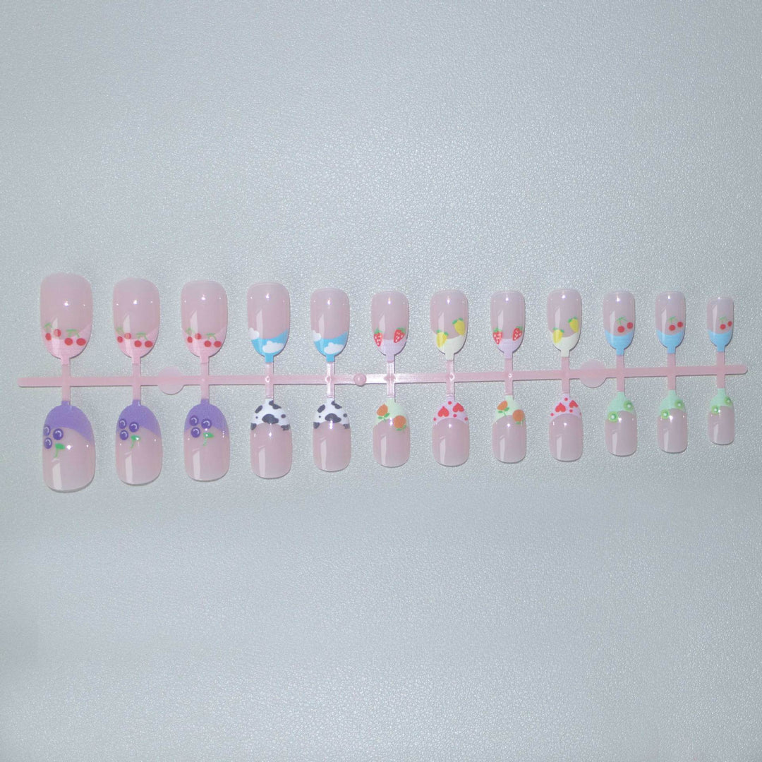 Creative Fruit-Themed Nail Art Kit