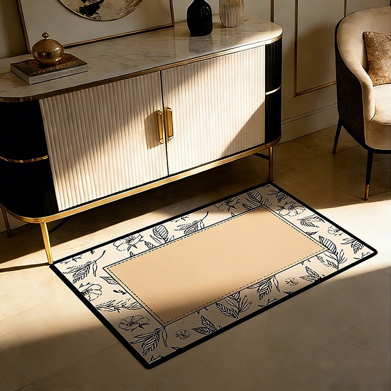 Floral Patterned Bathroom Mat Kalsten