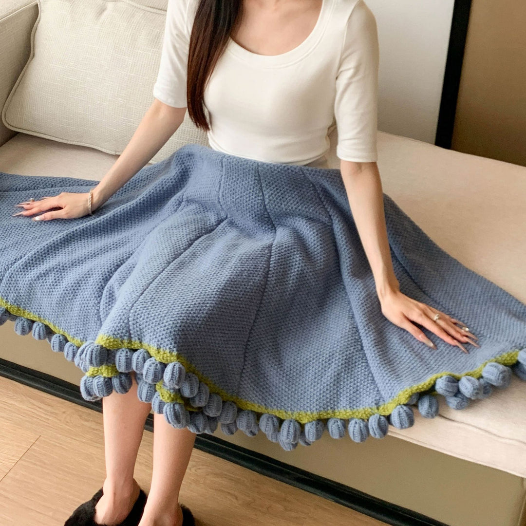 Cozy Crinkled Skirt Kalsten
