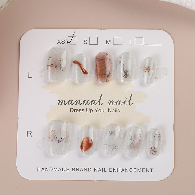 Artisanal Press-On Nail Set Kalsten
