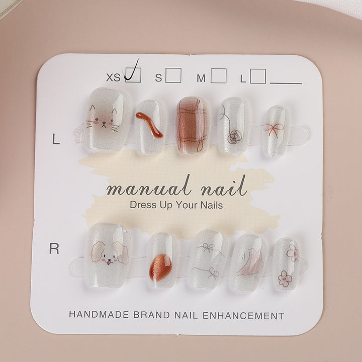 Artisanal Press-On Nail Set Kalsten