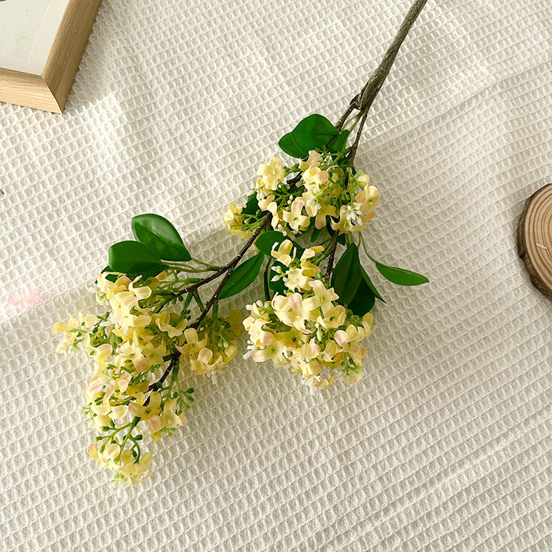 Decorative artificial flower branch