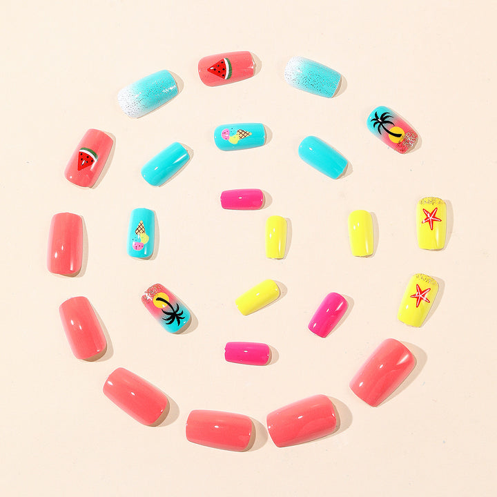 Summer-Inspired 3D Nail Art Set Kalsten