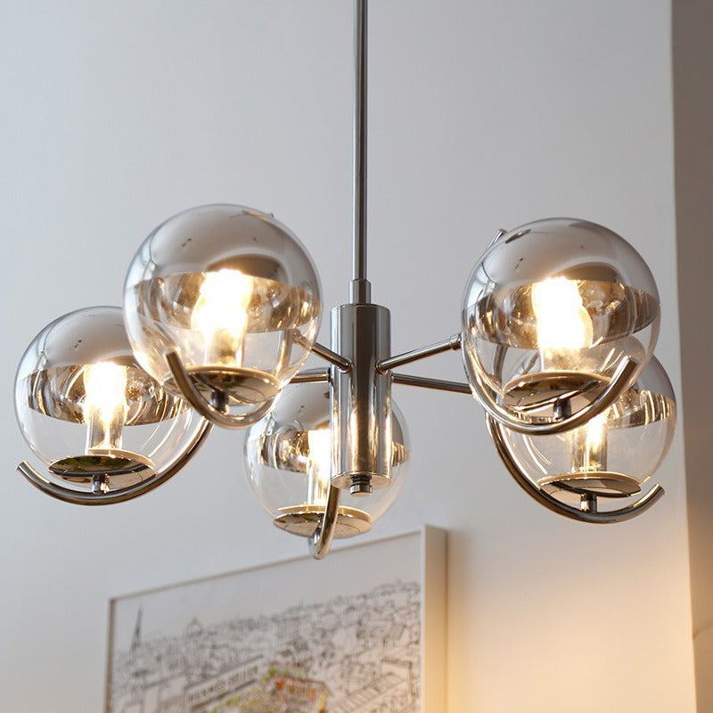 Modern Geometric Globe Pendant Light