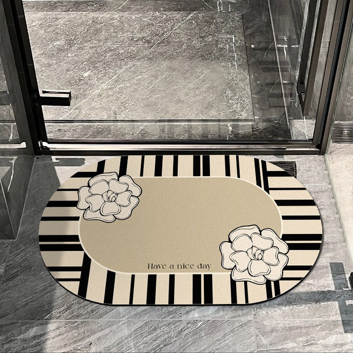 Decorative Floral Entryway Mat Kalsten