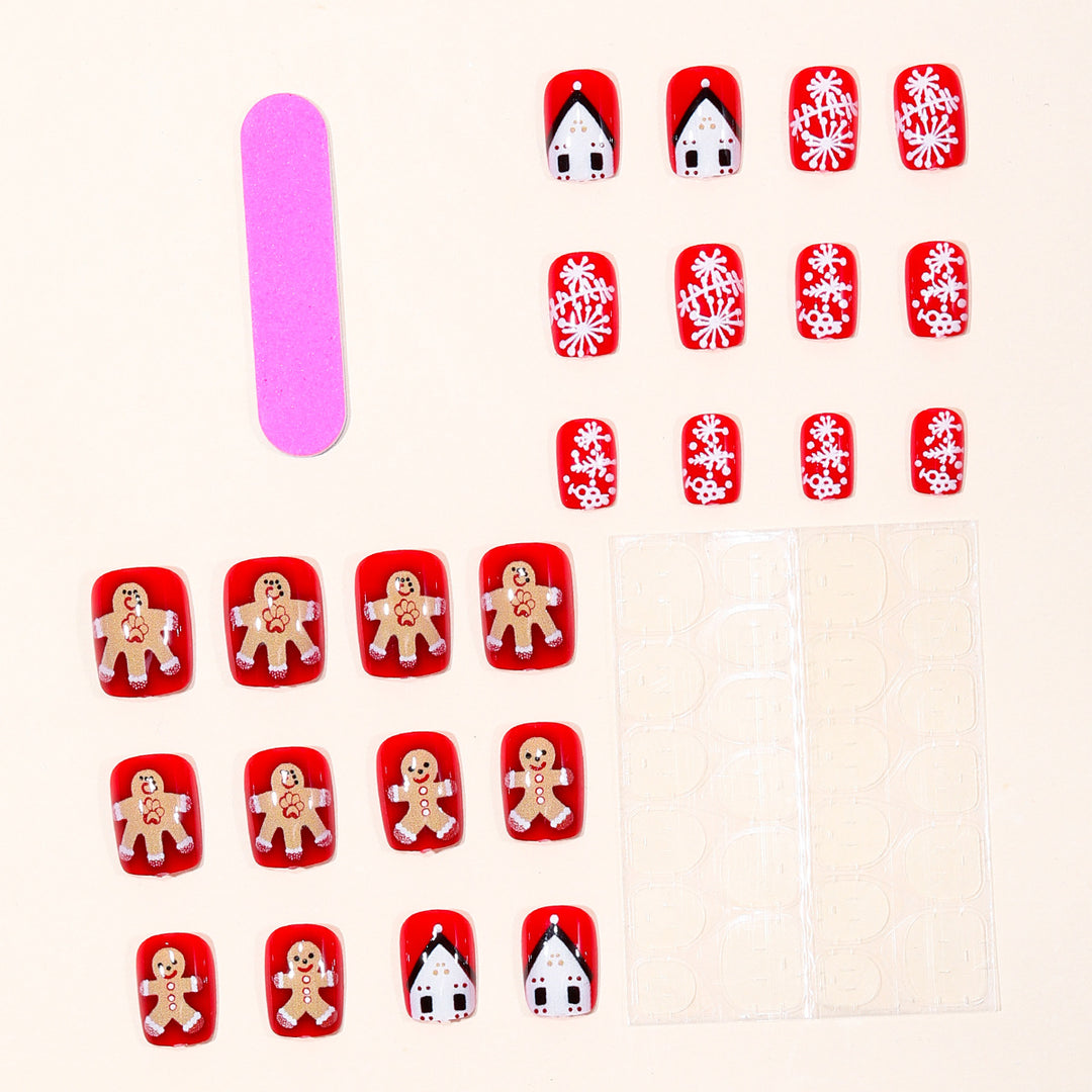 Festive Gingerbread Nail Art Kalsten
