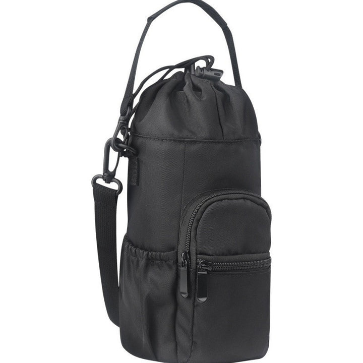 Insulated drinking bottle carrying bag with external compartment Kalsten