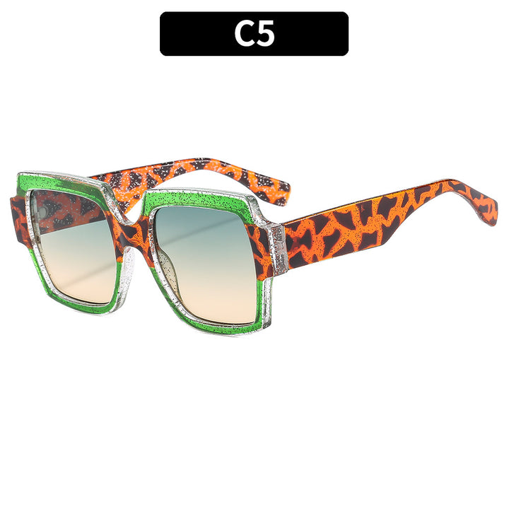 Bold Artistic Geometric Sunglasses