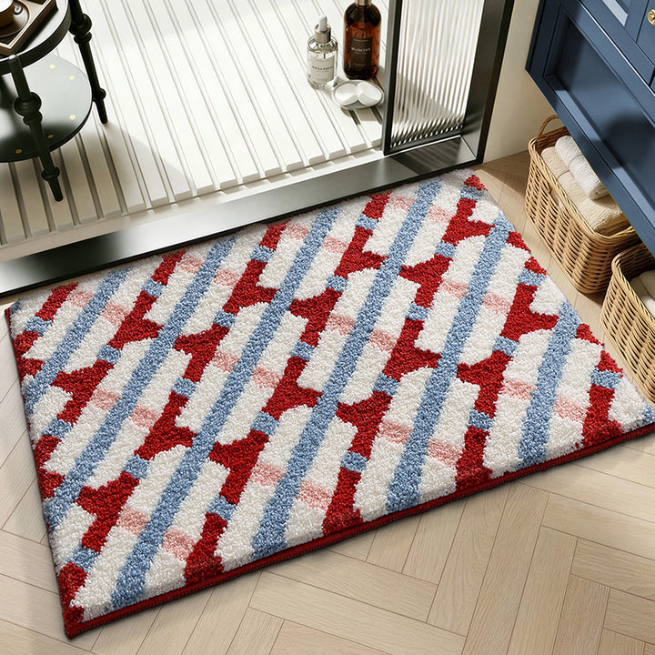 Artistic Abstract Bath Mat Kalsten