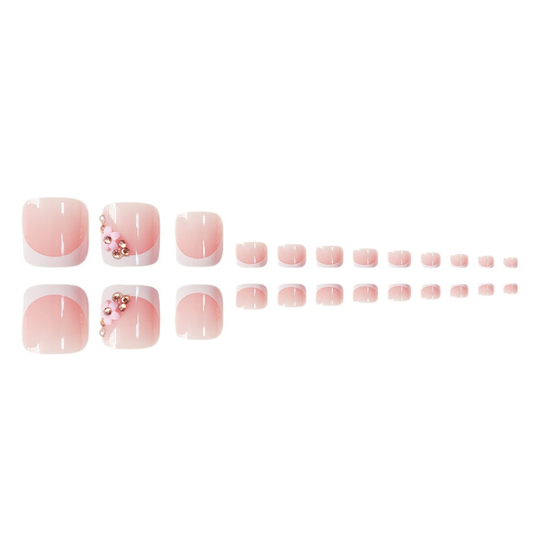 Elegant Floral Design Press-On Nails Kalsten