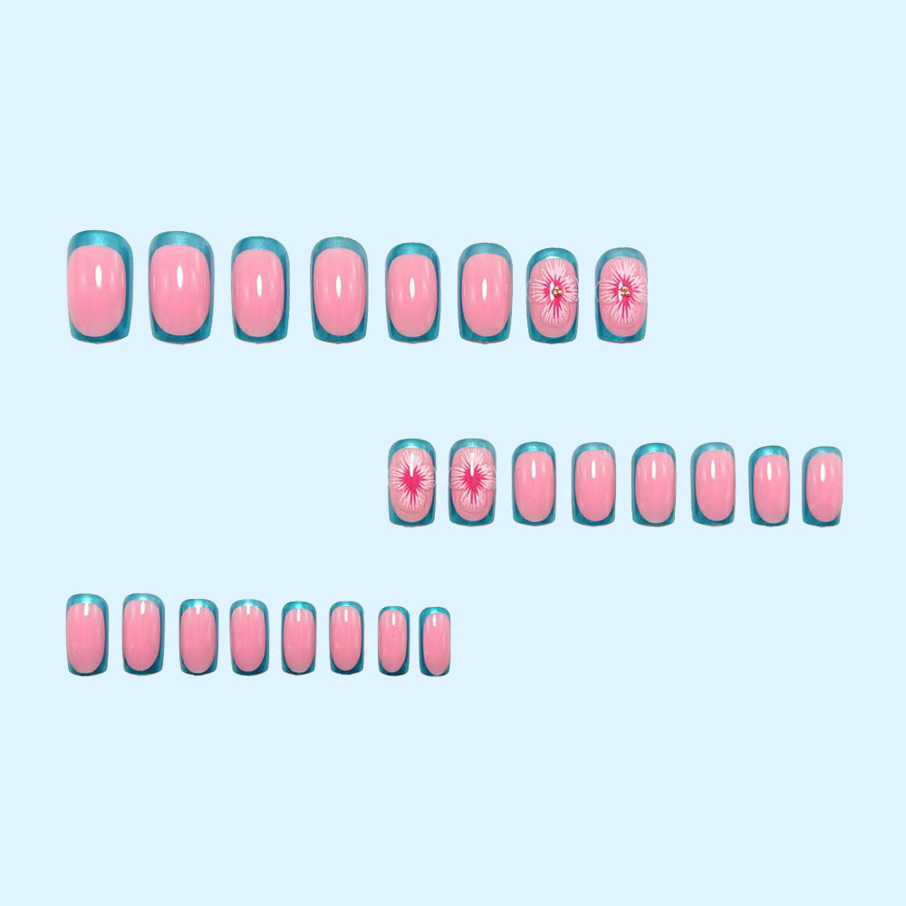 Creative nail art with floral applications Kalsten