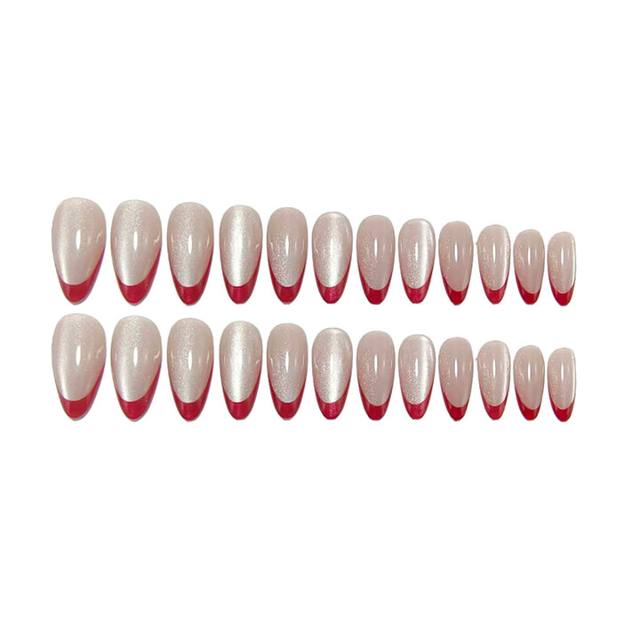 Noble Stiletto Fake Nails with Glossy Finish and Gradient Kalsten