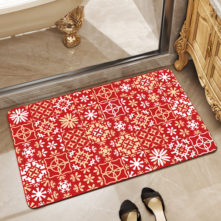 Stylish Abstract Bath Mat Kalsten